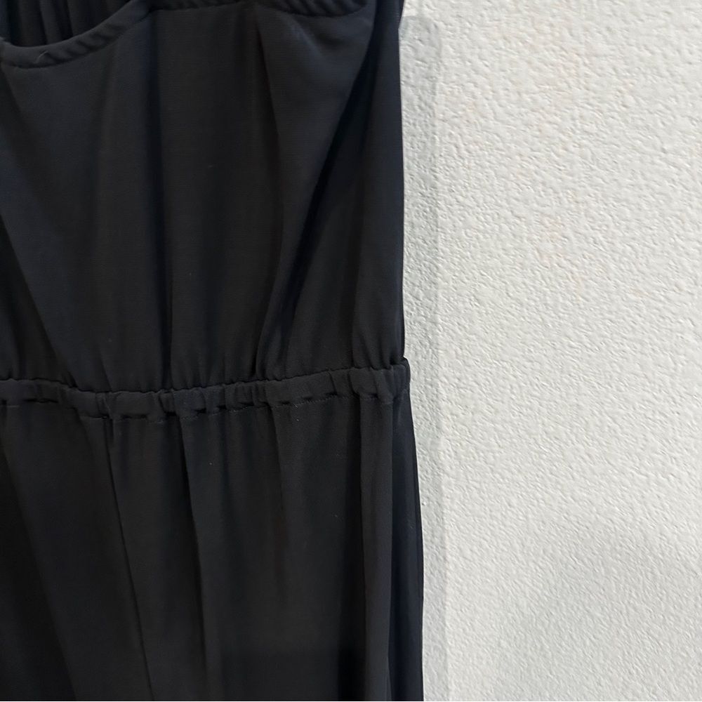& Other Stories | L | black ring detail wide leg jumpsuit in black tank jumpsuit - Picture 7 of 12